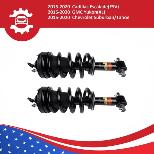 Pair Front Loaded Quick shock Struts Magnetic Ride for 2015-20 Cadillac Escalade