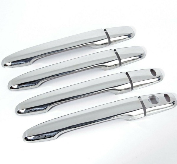 Set Edelstahl TüRgriffe Blenden Chrom FüR Citroen C-Crosser Peugeot 4007-image