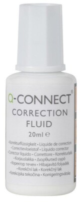 Korrekturfluid Korrekturflüssigkeit Q-Connect, Flasche mit 20ml, KF10507