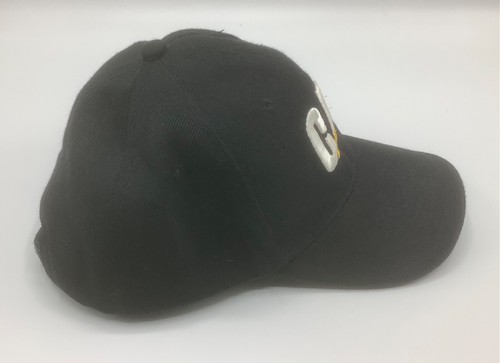 Caterpillar Cat Adjustable Strapback Hat Cap-Front Patch-Black Vintage - Picture 4 of 7