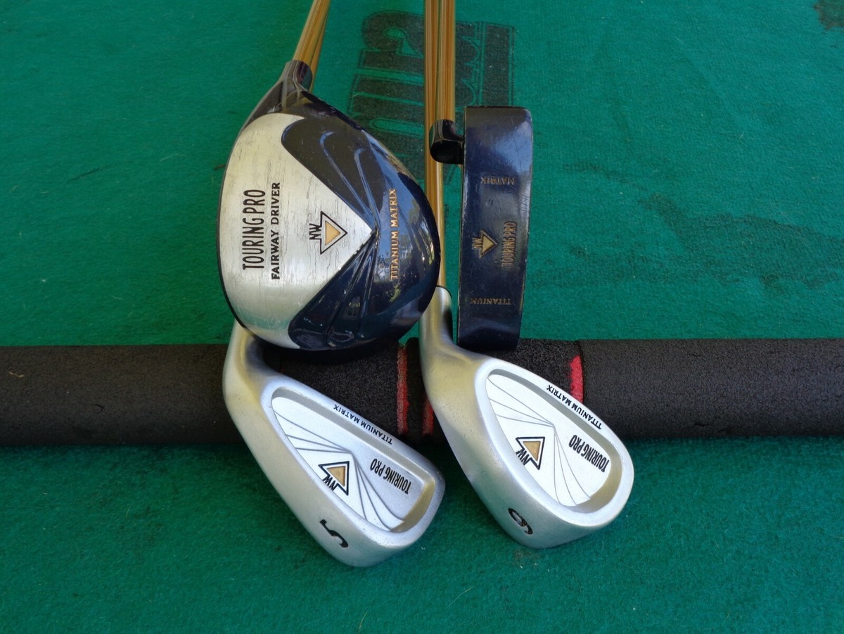 Junior JR Touring Pro Titanium Golf Club Set Driver Irons