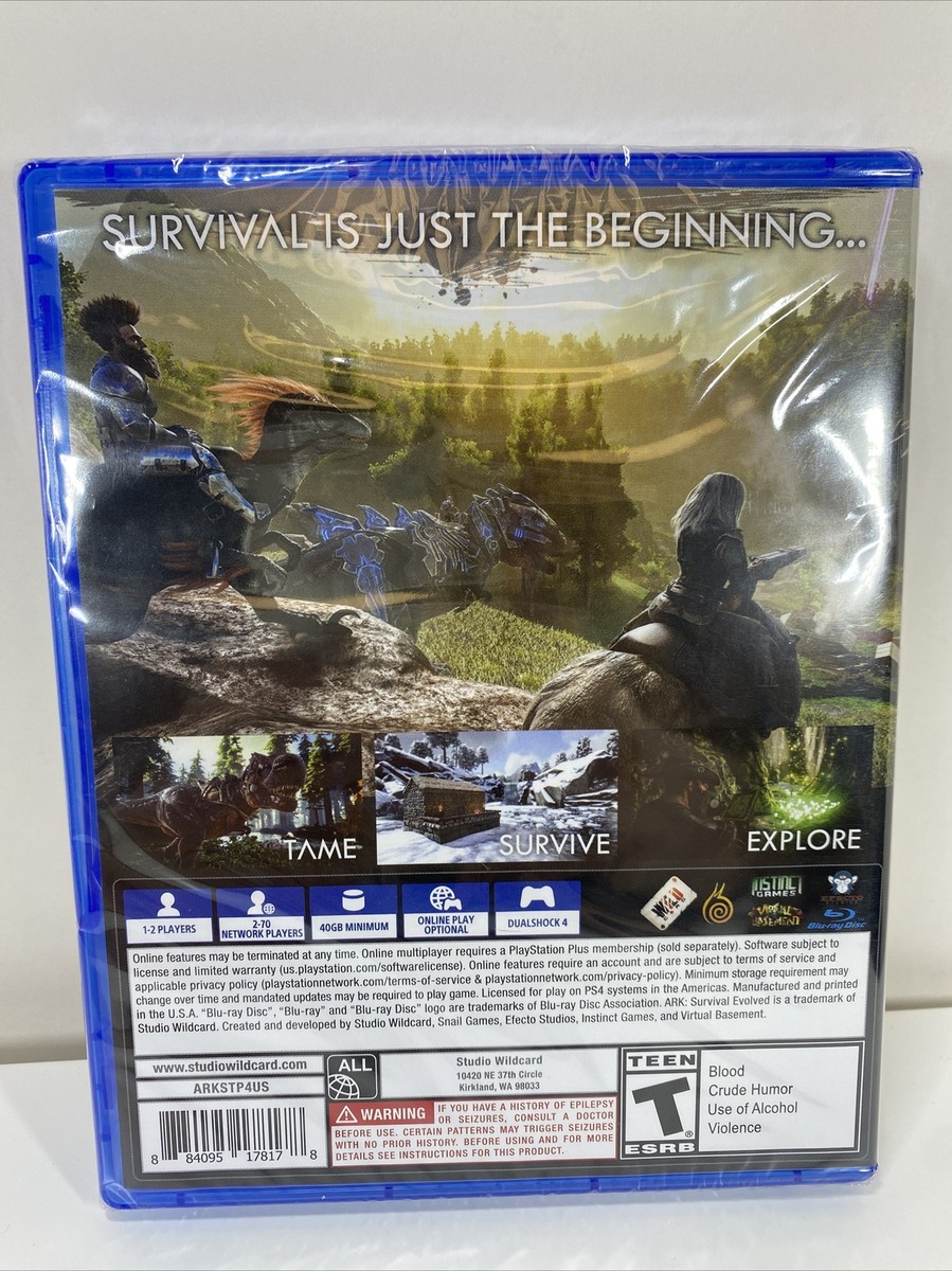 Ark: Survival Evolved (PlayStation 4) Brand New 884095178178| eBay