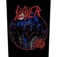 Slayer - RüCkenaufnäHer Backpatch - Live Undead