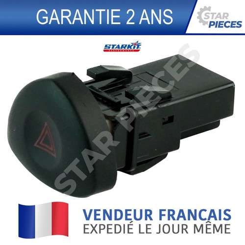 Bouton interrupteur feux de détresse warning RENAULT CLIO 2 8200634256 - Foto 5 di 8