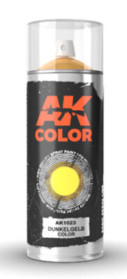 Sprayfarbe Dunkelgelb Farbe 150 Ml. AK-1023 AK INTERACTIVE
