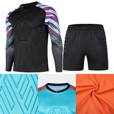 Mens Uniform Goalie Tracksuits Stylish Print Outfits Football Set Jogging