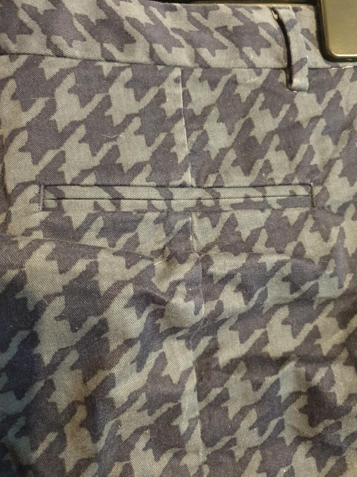 GAP slim cropped blue Houndstooth patterned La Co… - image 6