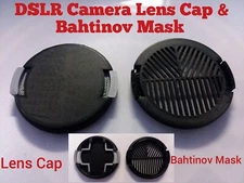 37mm Thread DSLR Camera Lens Cap & Bahtinov Focus Mask Combo Deal
