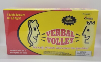 Verbal Volley Brain Booster ESL Literacy Game Educational Teacher Homeschool