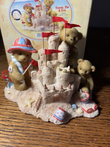 Figurina Club Exclusive Cherished Teddies Connie, Jim & Eric CT0083 nuova con scatola 2007 - Foto 2 di 12