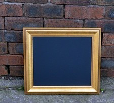 Vintage Framed Chalkboard gold gilt Frame. upcycled/repurposed. seller ref:002
