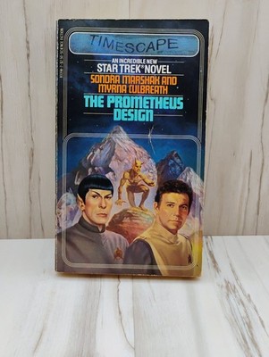 Star Trek The Prometheus Design Marshak Culbreath 1982 Timescape SCi-fi