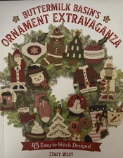 Buttermilk Basin's Ornament Extravaganza 45 Easy-to-stitch Designs