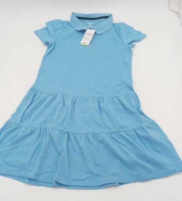 Tesla Mädchen Polo Kleid Schuluniform Hellblau 16 Kollektion Freizeit