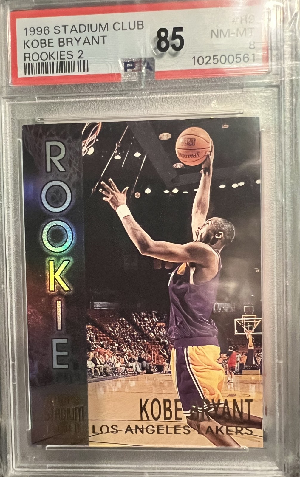 Kobe Bryant 1996 Topps Stadium Club #R9 Rookies 2 Price Guide