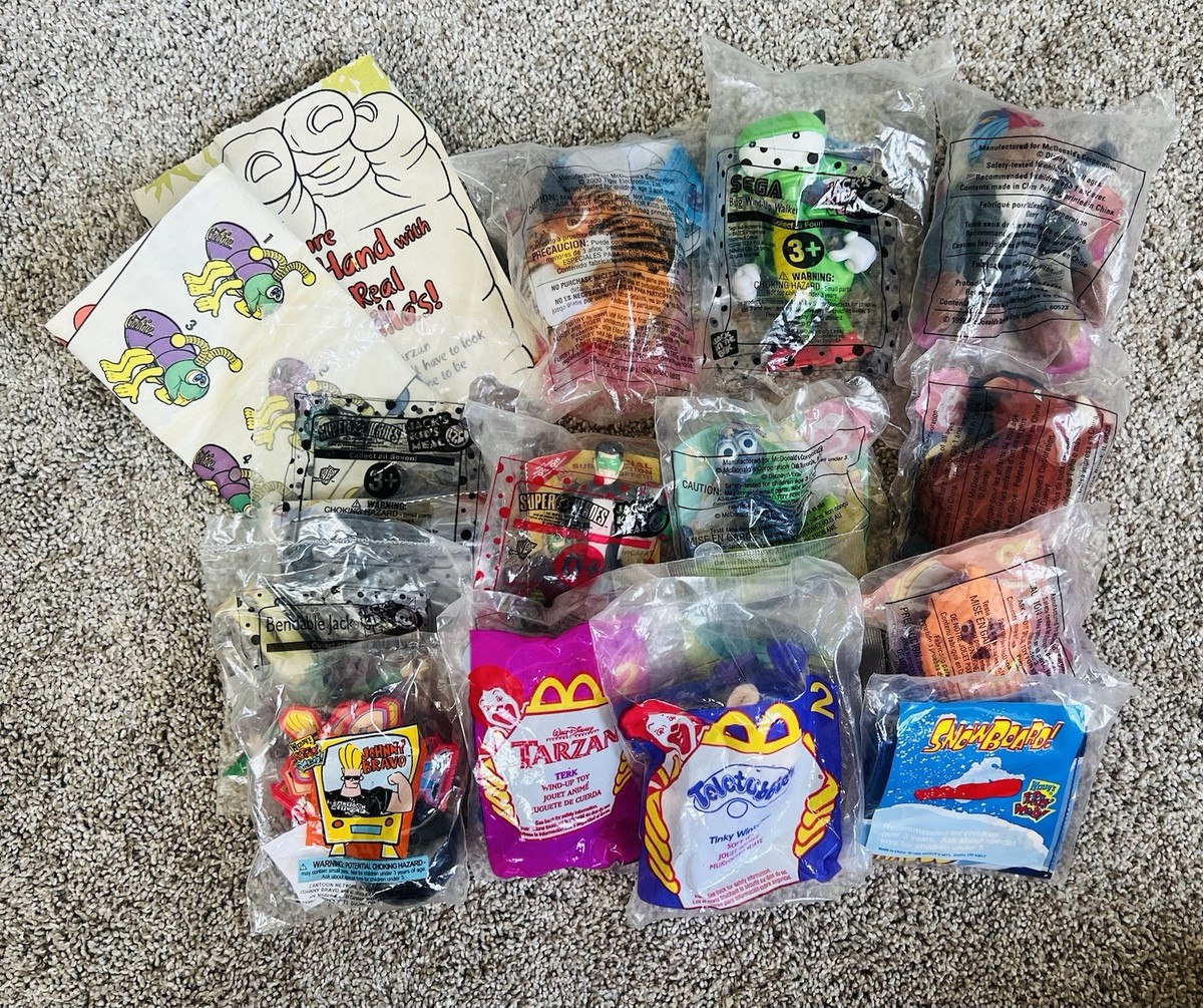 Vintage Happy Meal Kids Meal Toys McDonalds, Wendys, Jack, General