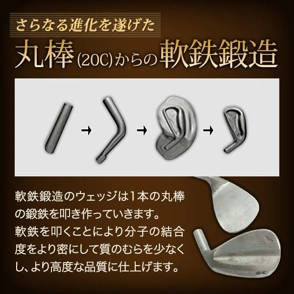 NEW LEFTY TEAM TOHO TAKUMI Forged Wedge #48deg(1Club) NSCI108 Steel Shaft - Image 3 of 4