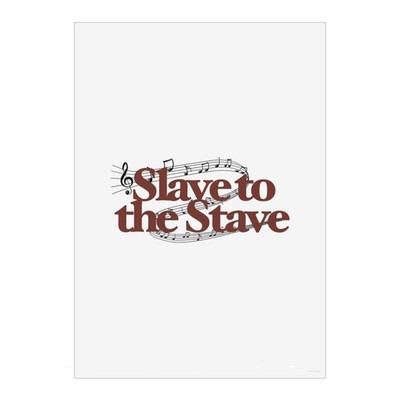 Wandbilder Poster Drucke ''Slave To The Stave'' (PP058694)