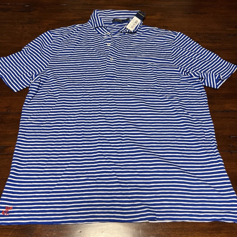 NWT Polo Stripped Blue & White NWT Men’s XL