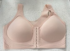 Luna Hug Front Hook Bra Sz XL Pink Supportive Wireless NWT