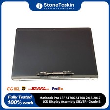 OEM Macbook Pro 13" A1706 A1708 2016 2017 LCD Display Assembly SILVER - Grade B
