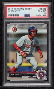 2017 Bowman Draft Juan Soto #BD-162 PSA 10 GEM MT