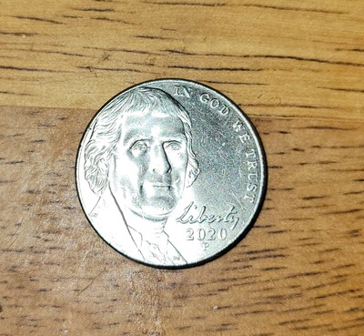 Full Steps Error 2020 Jefferson Nickle With Tilted Doors. | eBay