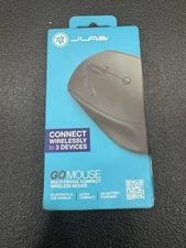 JLab Go Wireless Mouse Multi Device Compact USB Dongle & Bluetooth (7497) E12D