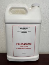PSI-KOSFG200 Compressors Food Grade Lubricant / ISO-100 