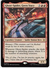 Ghost-Spider, Gwen Stacy Foil M Marvel's Spider-Man: Eternal-Legal 14 NM