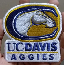 UC Davis Aggies NCAA Team Logo Iron On Patch - Sew Patch - Embroidered Patch