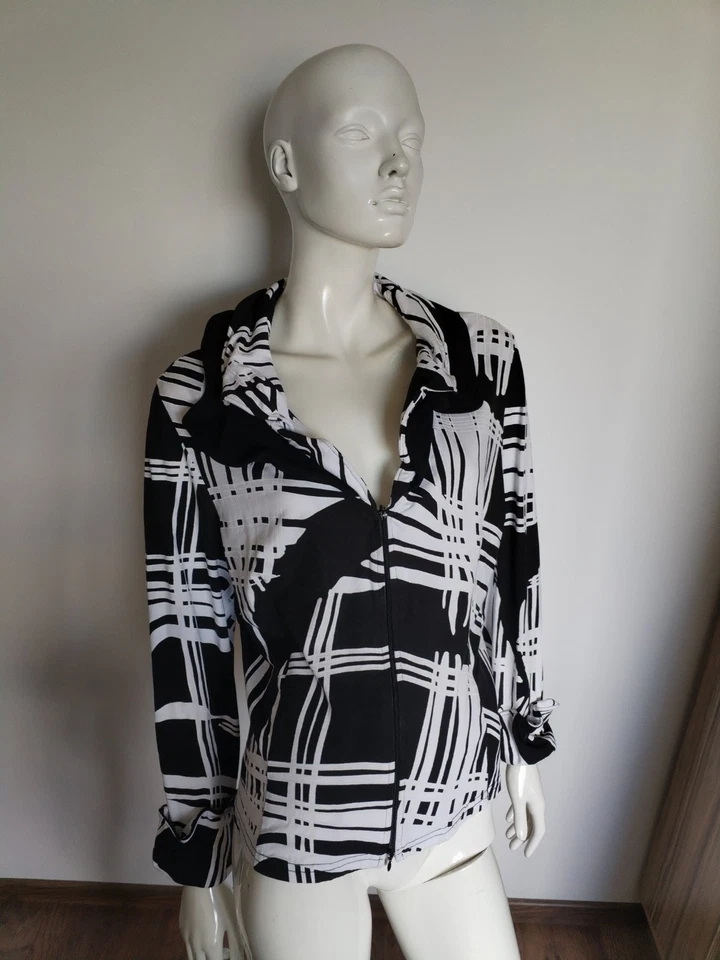 JOSEPH RIBKOFF long sleeve full zip top blouse size UK 18-20 - Изображение 2 из 4