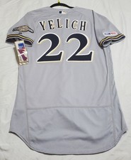 Authentic Majestic 60 4XL MILWAUKEE BREWERS CHRISTIAN YELICH,  FLEX BASE Jersey