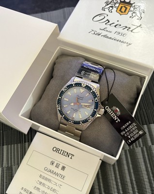 NEW ORIENT Sports RN-AA0823L Black Automatic Dive Men Watch in Box