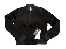 Lululemon Non Stop Bomber Jacket Black 6 Reversible Women's Primaloft