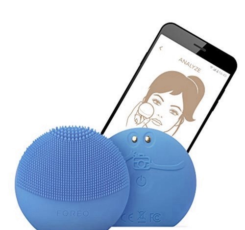 FOREO~Luna Fofo Facial Cleansing Brush in Aquamarine Blue~New in Sealed Case~