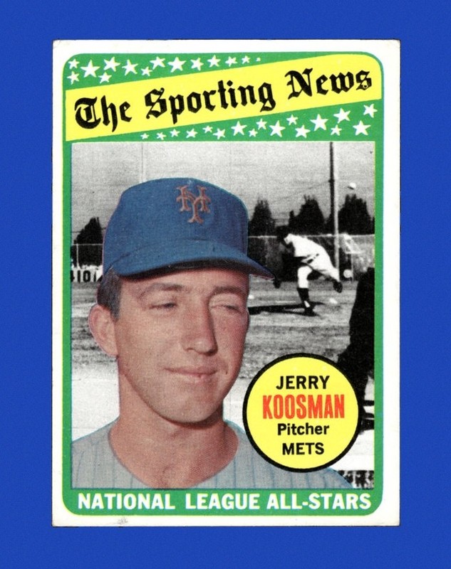 1969 Topps Set-Break #434 Jerry Koosman VG-VGEX *GMCARDS*