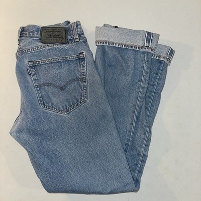Levi's Made & Crafted 501 Selvedge Jeans Leather Patch Blue Big E Tab Fits 31x32