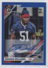 2019 Panini Donruss Optic Rookies Blue Prizm 65/75 Joejuan Williams Auto 6s2