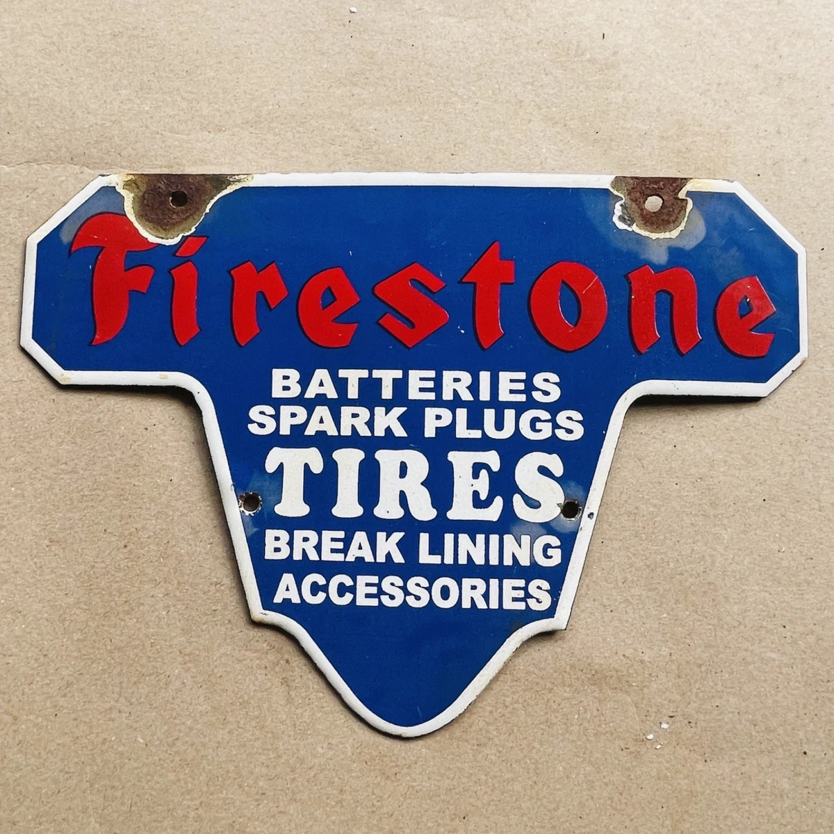 Firestone Sign In Collectible Gas & Oil Advertising Signs for sale