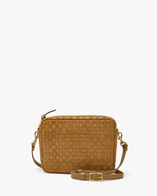 Clare V. Midi Sac Handbag in Sequoia Woven Checker, New with Tags