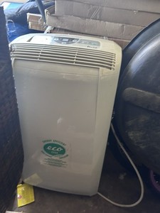 Eco Portable Air Conditioner White Digital Control Single Hose Exhaust R410A