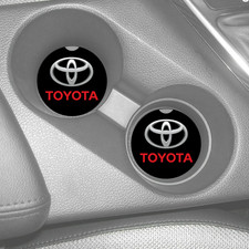 TOYOTA LOGO BLACK RED DESIGN CUSTOM  RUBBER C...