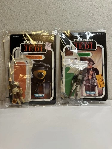 1983 Kenner Return Of The Jedi Action Figures Princess Leia, Lando Clarissian