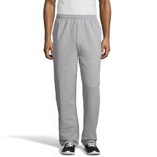 Hanes Ecosmart Sweatpants for Men, Size M - Light Gray Soft Fleece NWT