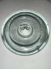 Antique Blue Green Glass Canning Jar Lid