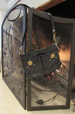 Marc Jacobs Black Leather Crossbody Bag