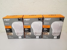  12 Feit Electric A19 Dimmable CEC Frosted Glass LED Light Bulb, Soft White