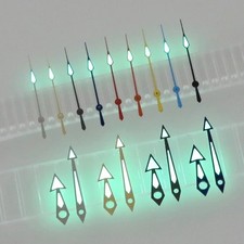 Watch Hands C3 Green Luminous Parts Arrows Style For NH34 NH35 NH36 Movement