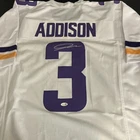 Minnesota Vikings Addison #3 Autographed Football Jersey JSA Authenticated